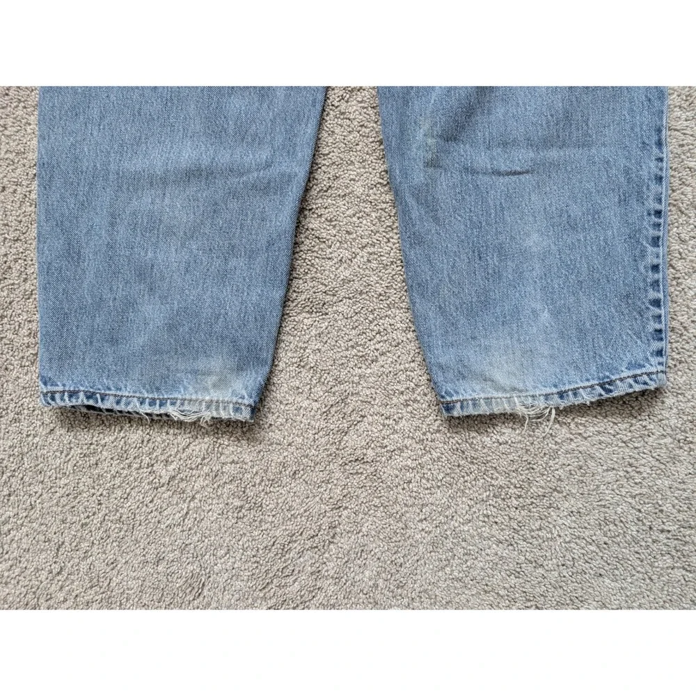 Y2K Levi's 560 Jeans Mens 38x30 Cotton Blue Faded Distressed Loose Comfort Fit